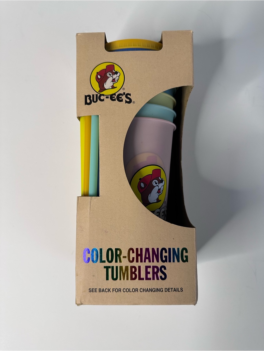 Buc-ee's Color-Changing Tumblers - Pastel Multi Pack